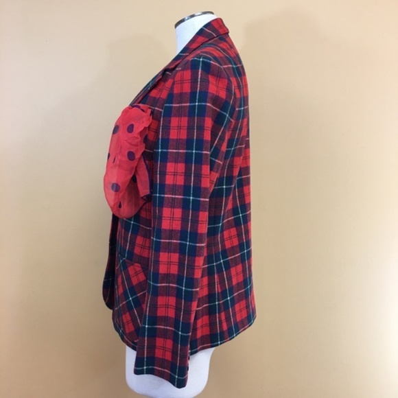 Vintage Pendleton 100% Wool Plaid Blazer - Picture 3 of 7